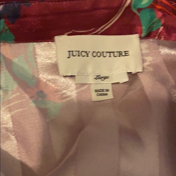 Juicy Couture Satin Swan Shirt size Large - Picture 3 of 3